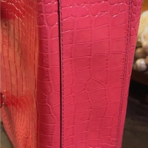 Kate Spade | Women’s Croc Embossed Hand Shoulder Bag Tote - Picture 9 of 9